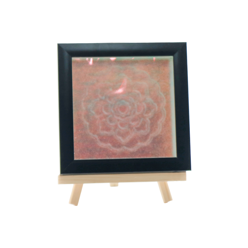 Lampa kryształowa z niebieskim wzorem kwiatowym - Tianxiang Ripples